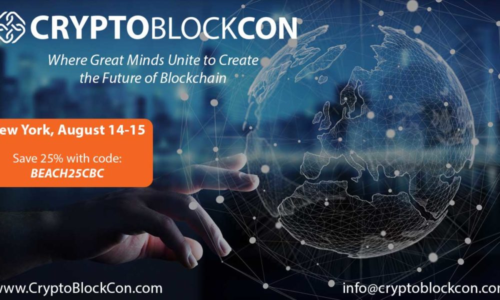 Verified Conference CryptoBlockCon New York (Save 25) Blockchain Beach